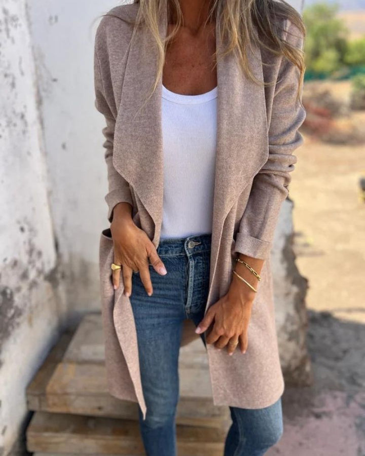 Eigona™ - Lässige Revers-Cardigan-Jacke