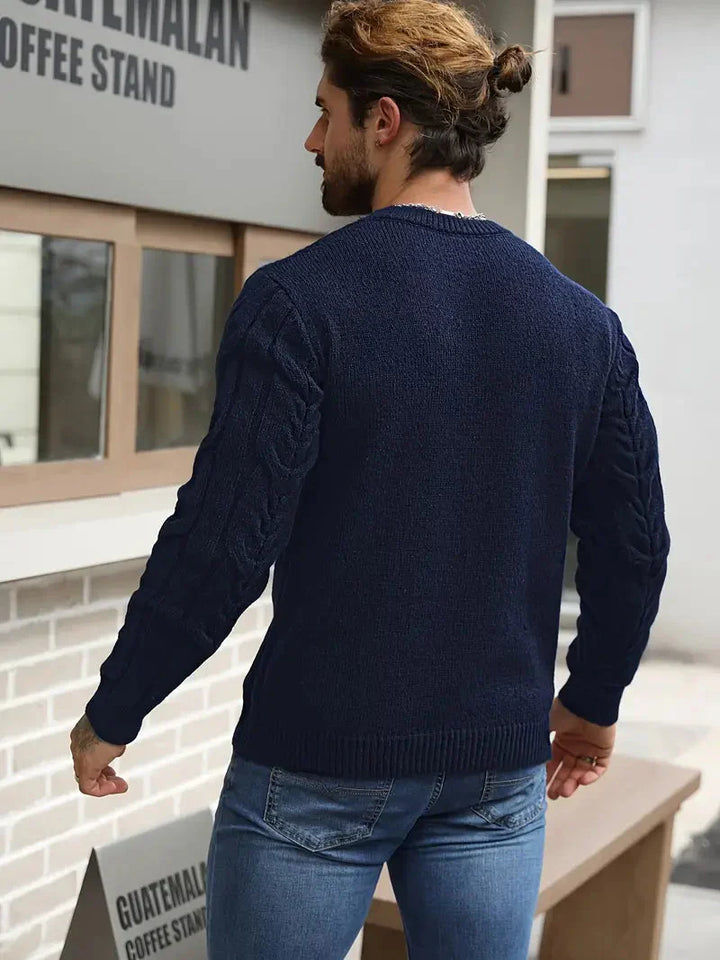 Brit & Boho™️ | Graphica Geo Strickpullover