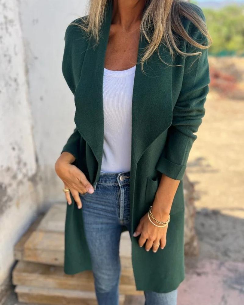 Eigona™ - Lässige Revers-Cardigan-Jacke