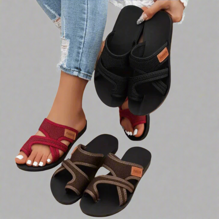 Greta | Premium-Qualität Atmungsaktive Mesh-Sandalen