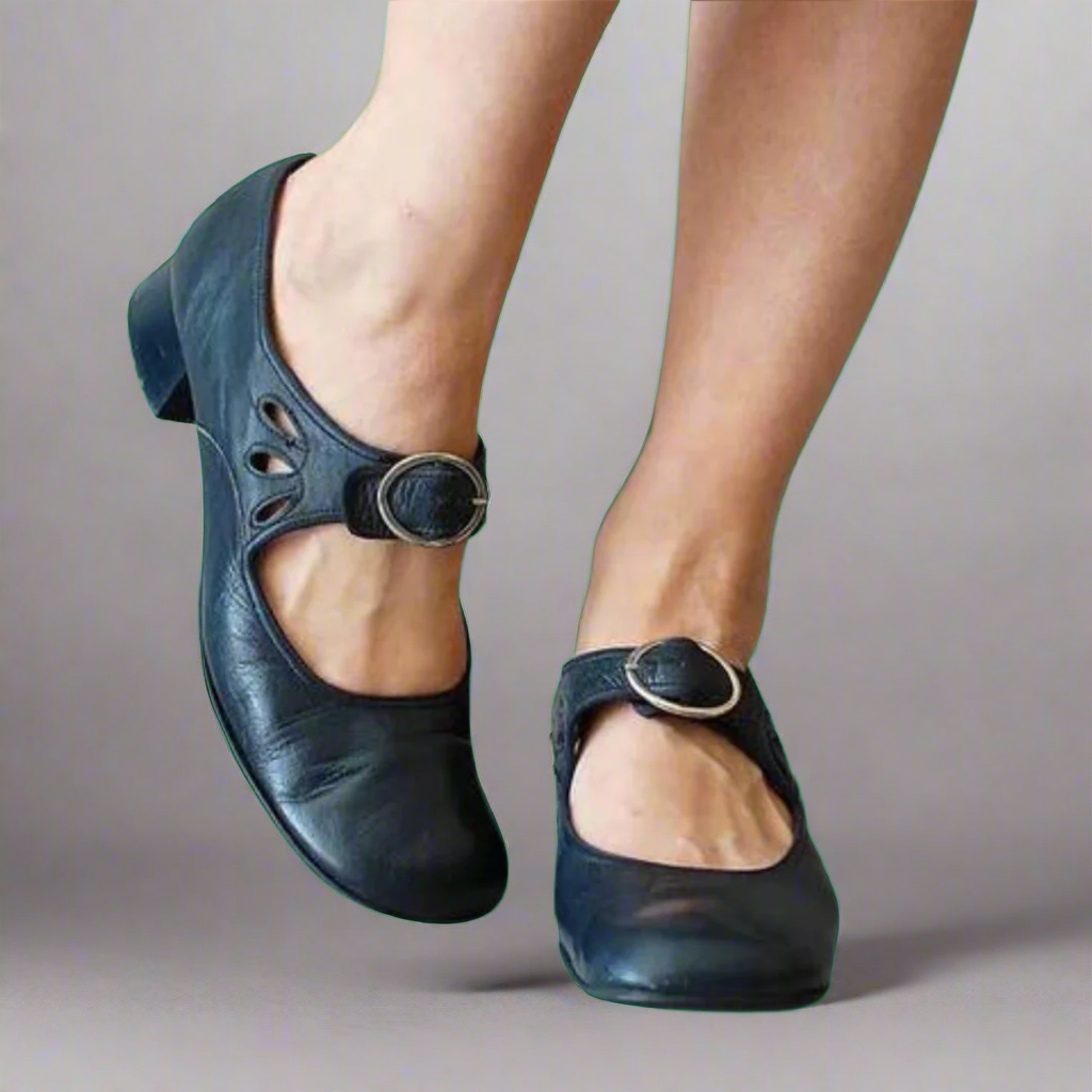 Denisa | Bequeme Wedge-Sohle Orthopädische Ledersandalen