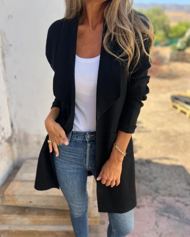 Eigona™ - Lässige Revers-Cardigan-Jacke