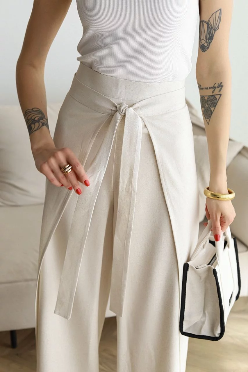 Marika™ - Weite Leinenhosen