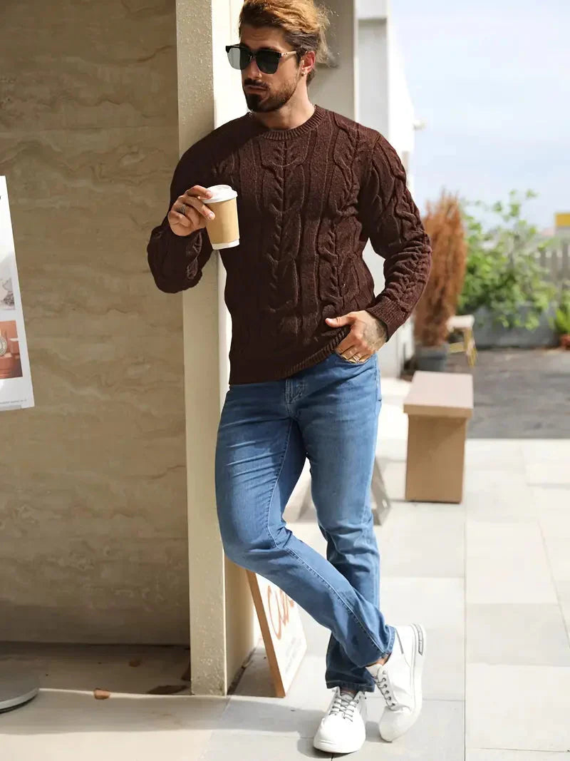 Brit & Boho™️ | Graphica Geo Strickpullover