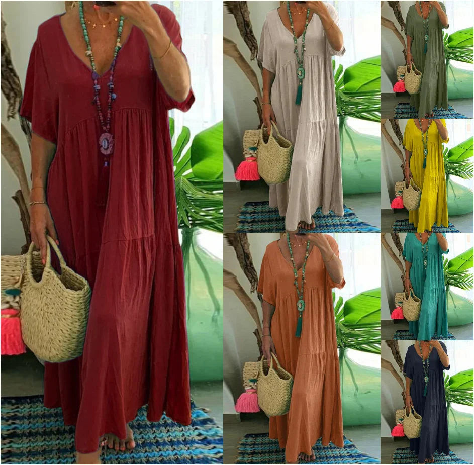 BAHAMA™ - Baumwoll-Leinen Kleid
