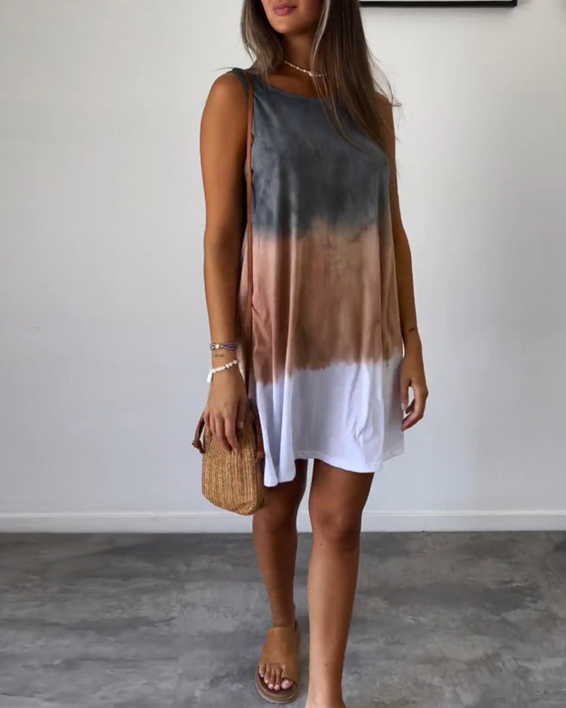 Vionette - Lässiges Gradient Kleid
