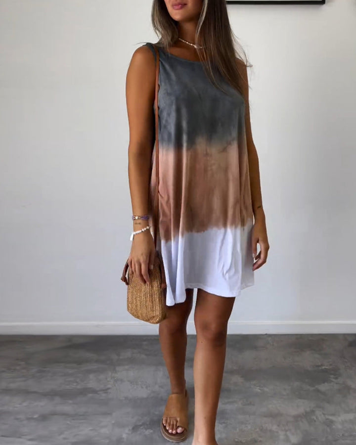 Vionette - Lässiges Gradient Kleid