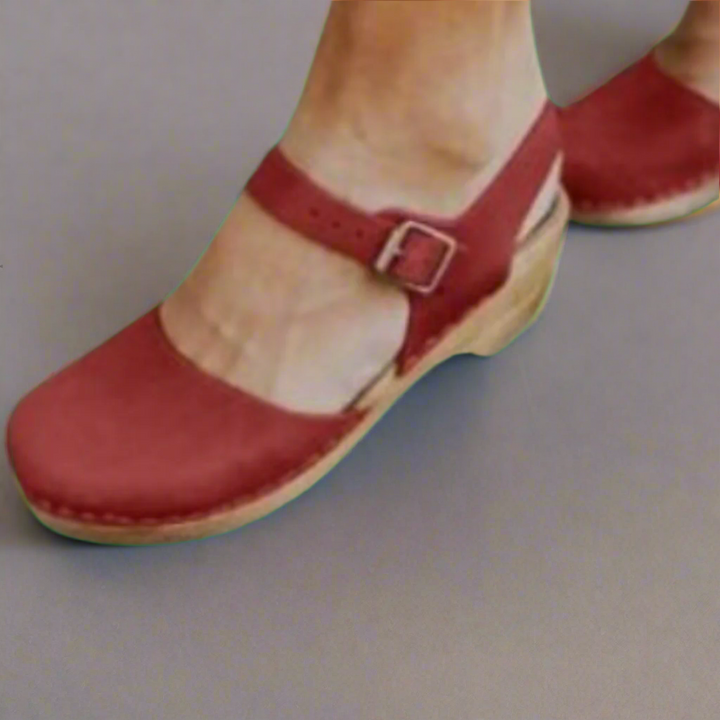 Laura | Damen Gemütliche Baotou Plattform Sandalen