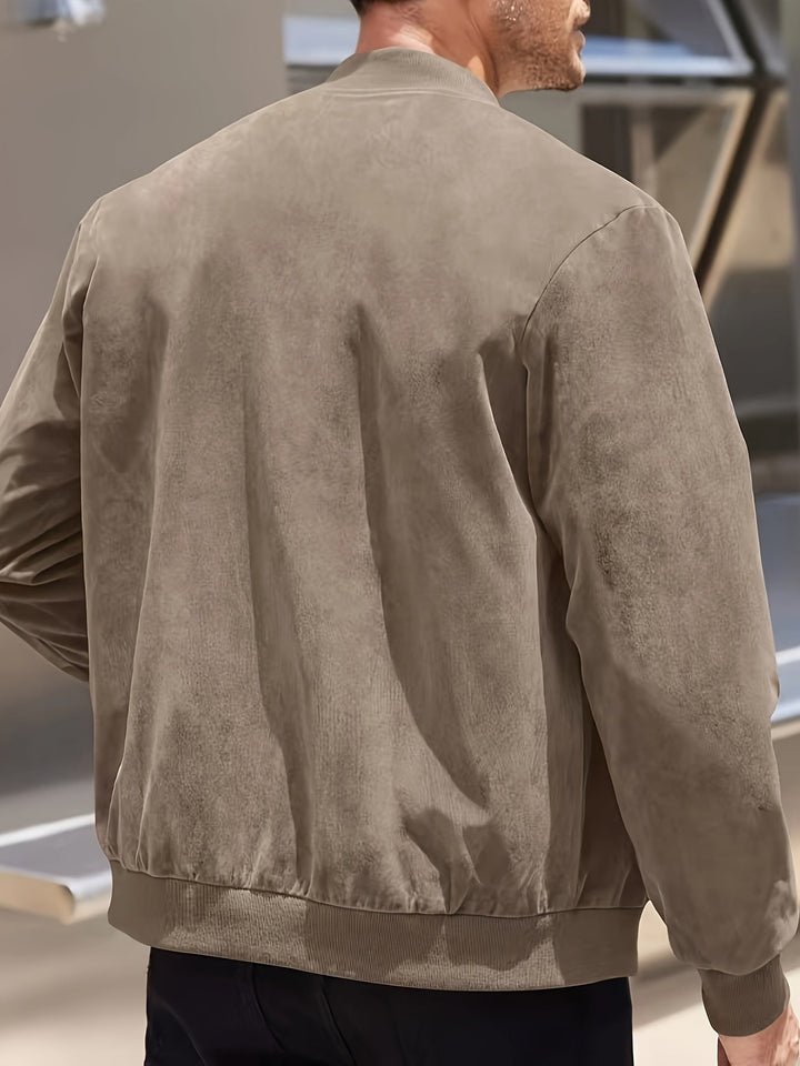 Dex™ - Klassische Wildleder-Zipperjacke