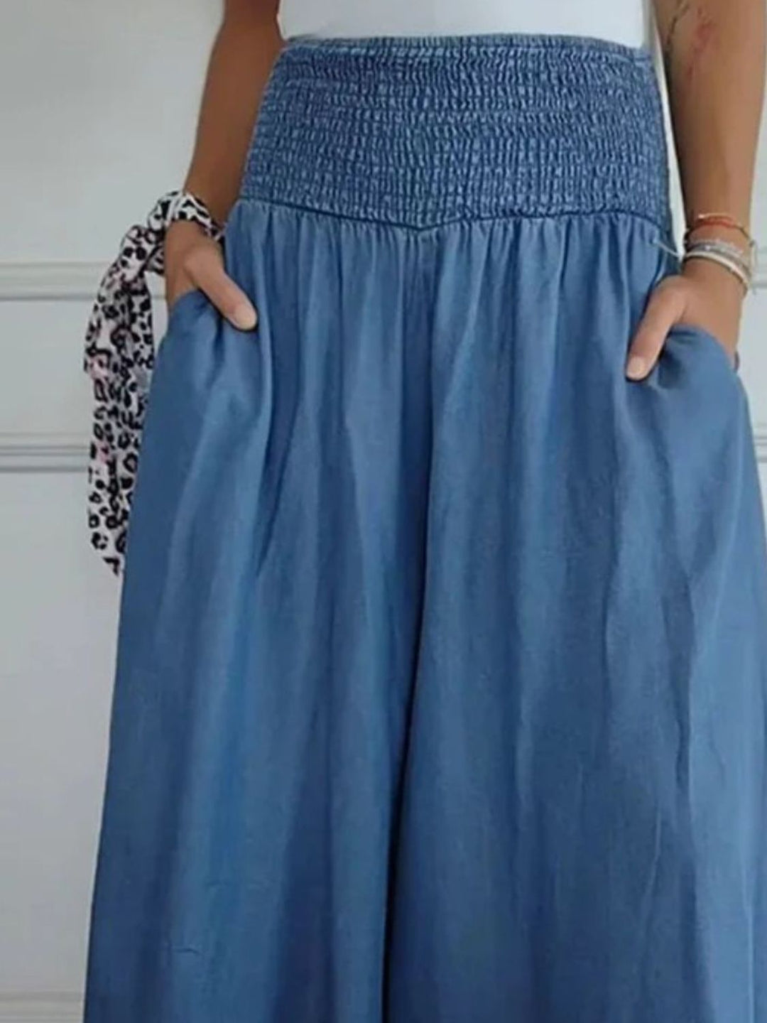 Marlene | Weit geschnittene Baumwollhose für den Sommer