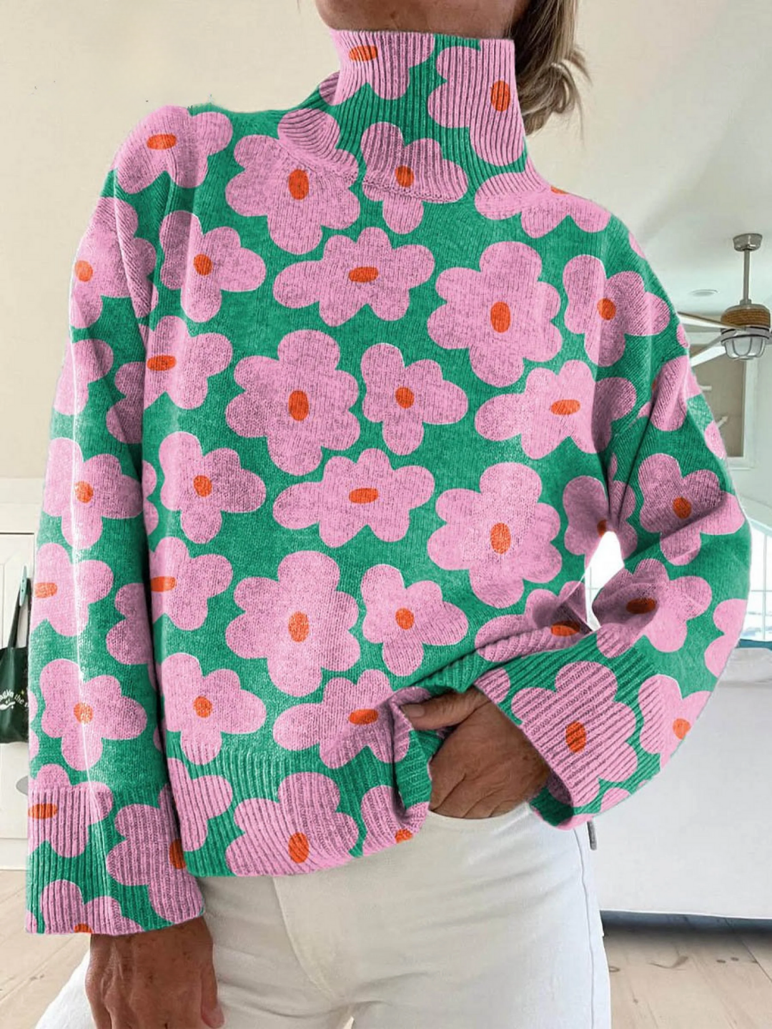 Aspen | Floral Strickpullover