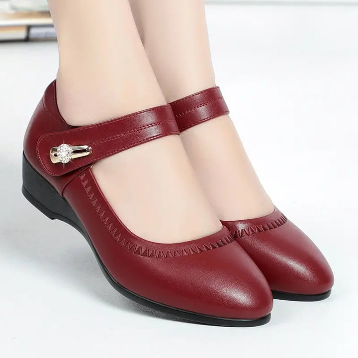Lydia | Zapatos de cuña Mary Jane para mujer