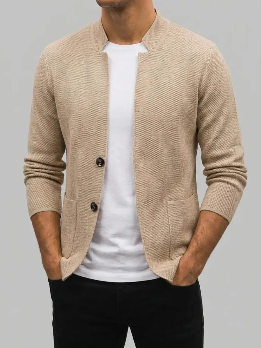 LAURENT MONACO | Herrenweste mit Strickstruktur