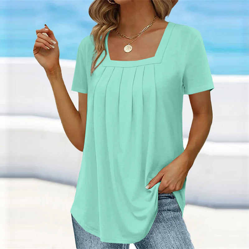 Brenda™ | Elegante Plissee-Bluse