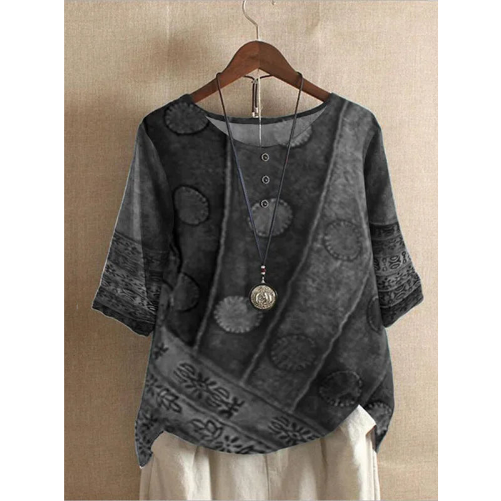 Valarie - Farbenfrohes Bohemian-Top