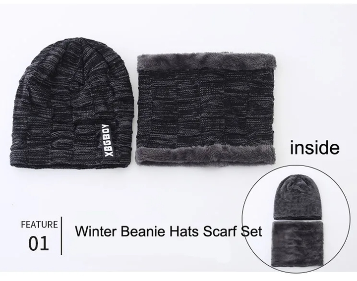 Winter-Set | Schal und Mütze für kalte Tage