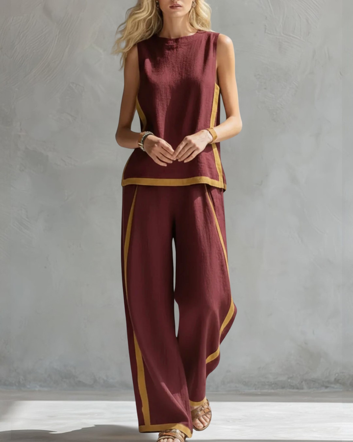 Leila | Elegantes Zweiteiliges Set mit Modernem Touch