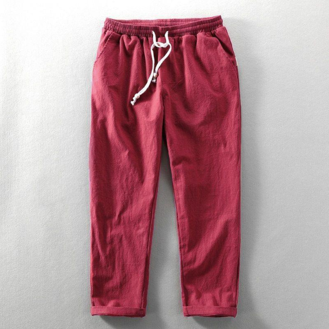 GILES | BEQUEME LEINENHOSE