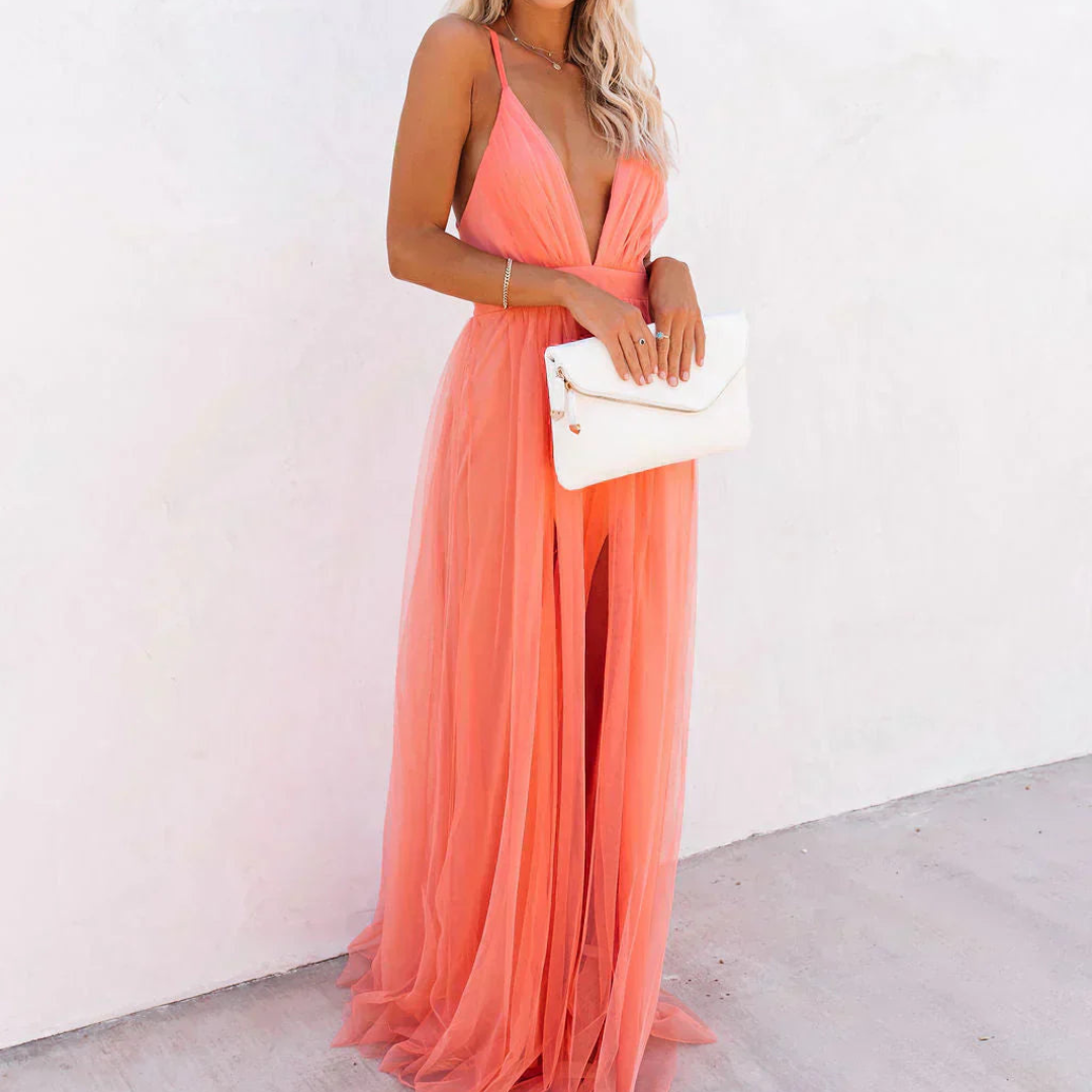 Remia | Maxikleid Lumière Koralle