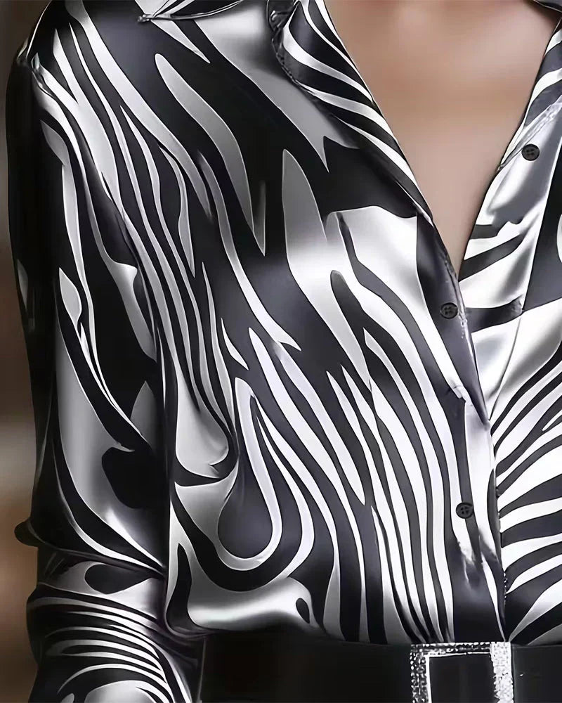 Maeve™ - Elegantes bedrucktes Hemd