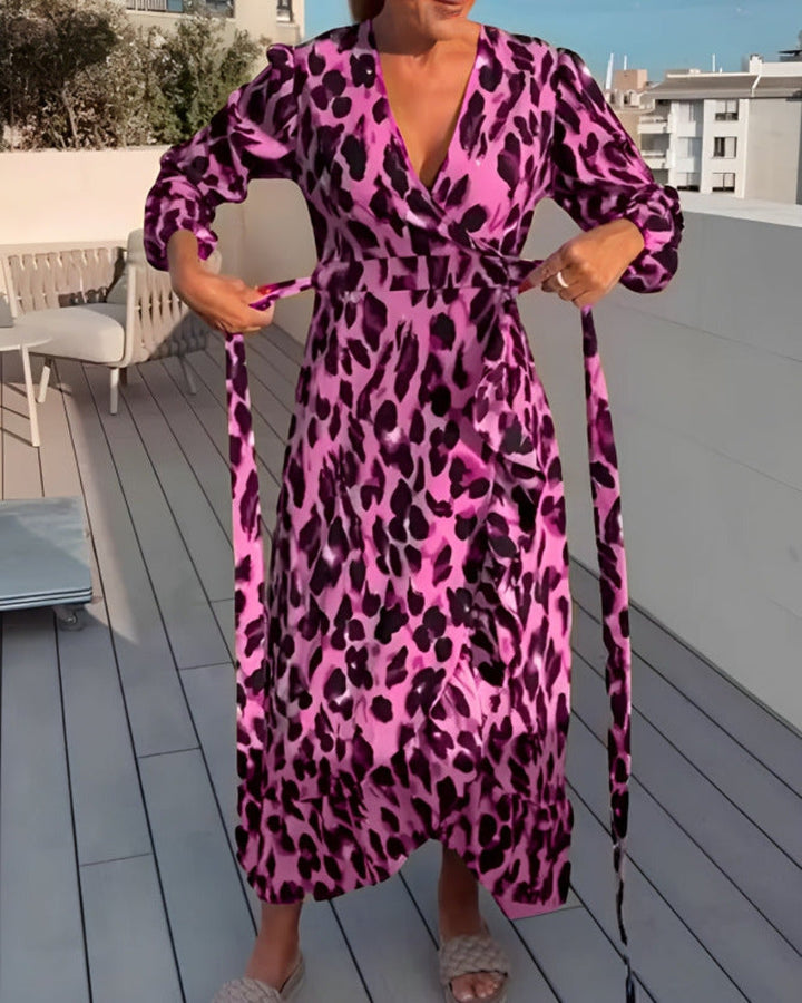 Stella - Kleid Mit Leopardenmuster