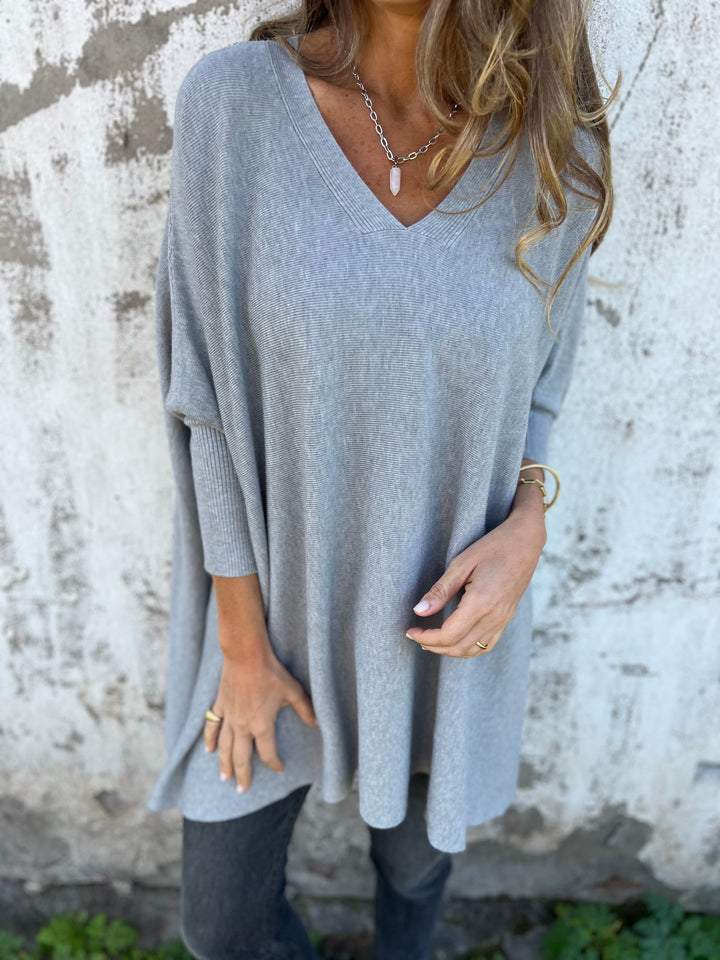Hannah – V-Ausschnitt Pullover