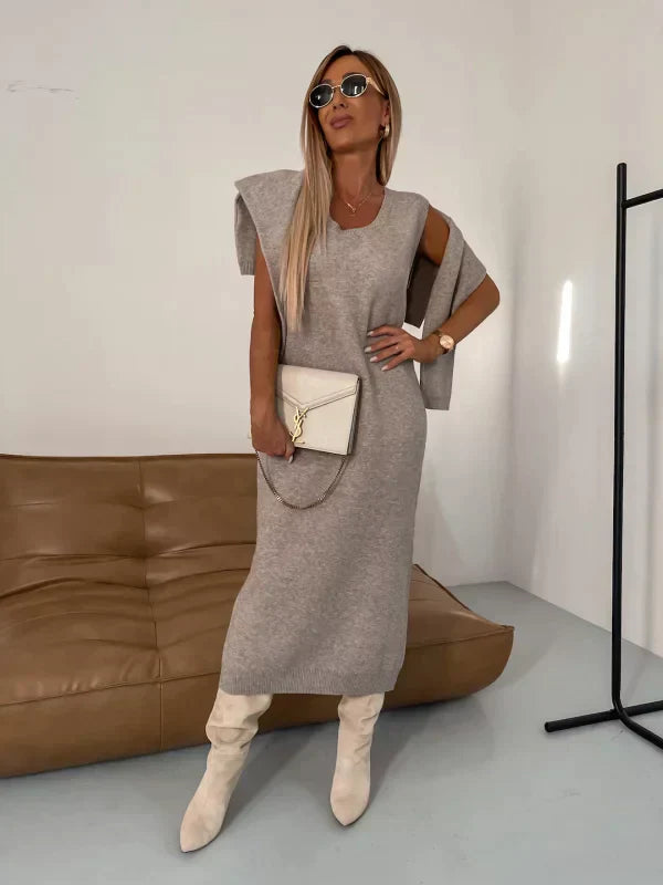 Celeste - Kleid Mit Passendem Rollkragenpullover