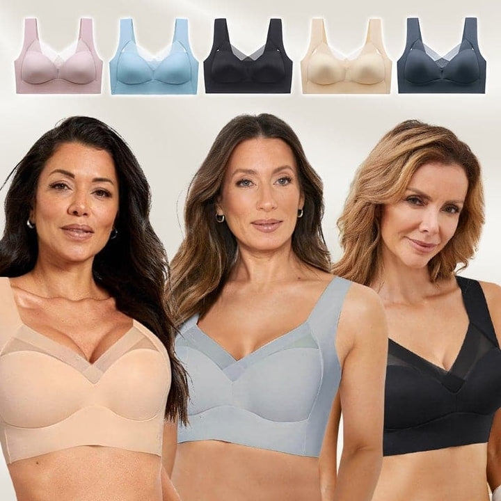 Charmante drahtlose Push-Up-BHs 1+1 GRATIS