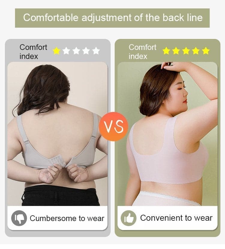 Charmante drahtlose Push-Up-BHs 1+1 GRATIS