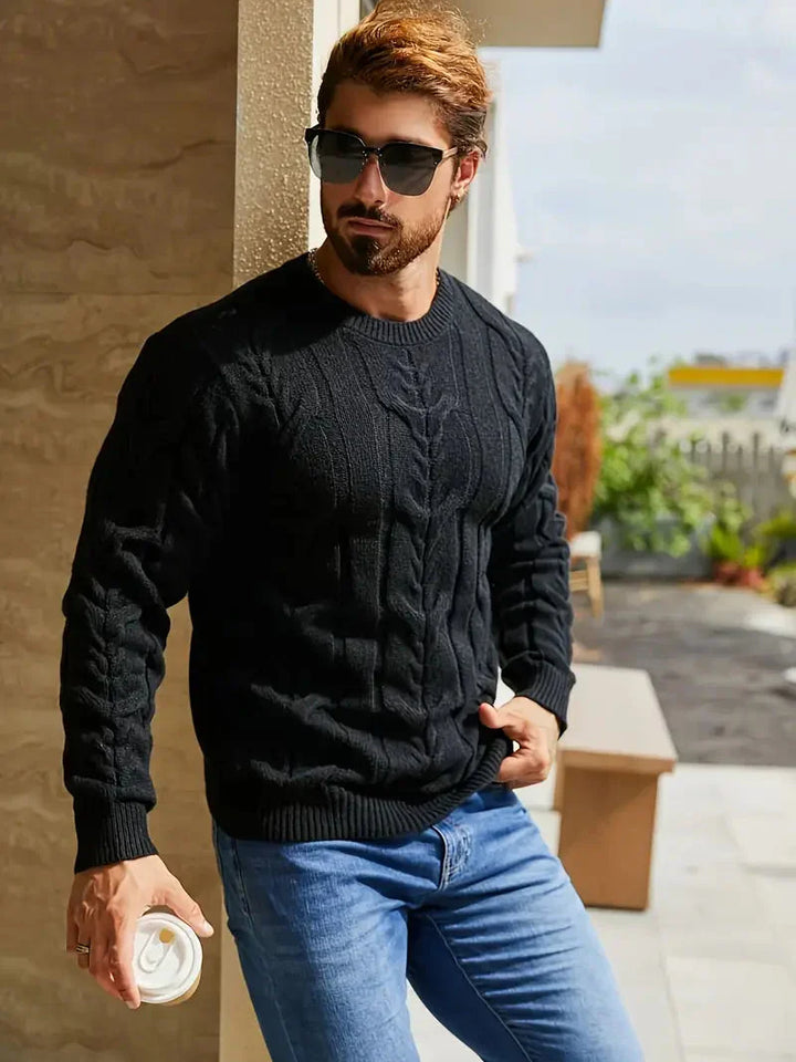 Brit & Boho™️ | Graphica Geo Strickpullover