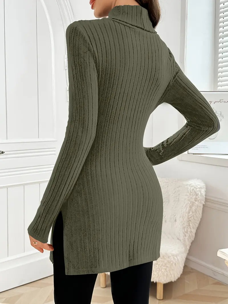 Sarah - Eleganter Langärmeliger Pullover Mit Schmaler Passform Für Den Herbst