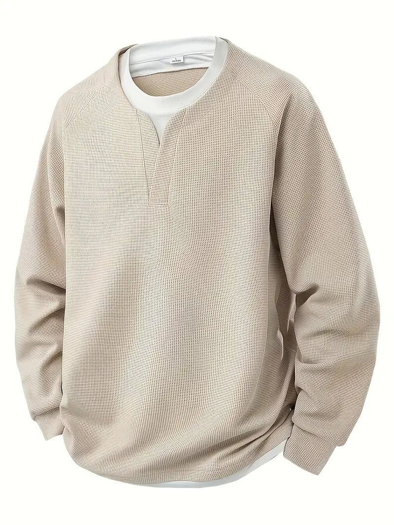 Wilbert™ - Alltags-Langarmshirt mit Lagenlook