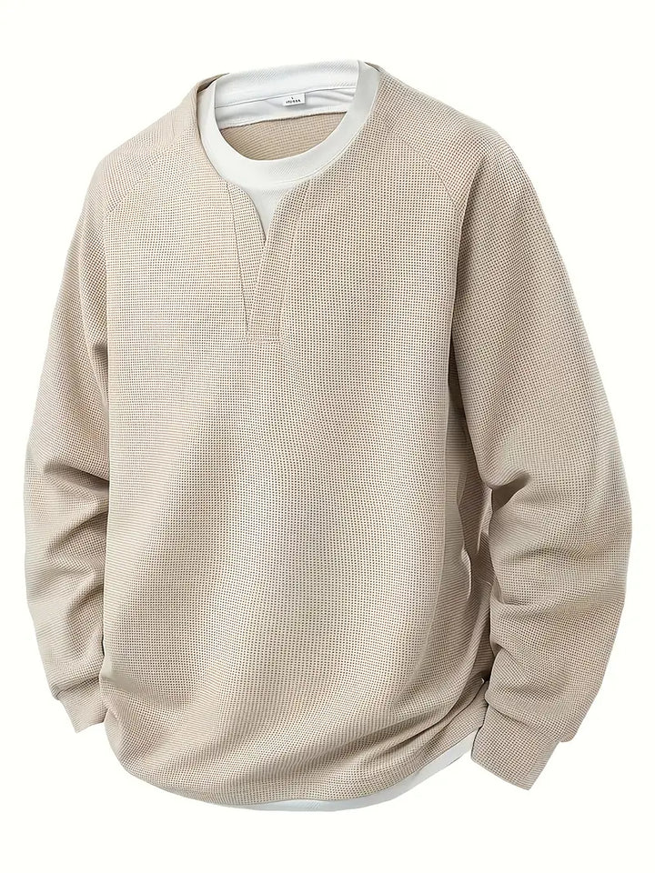 Wilbert™ - Alltags-Langarmshirt mit Lagenlook
