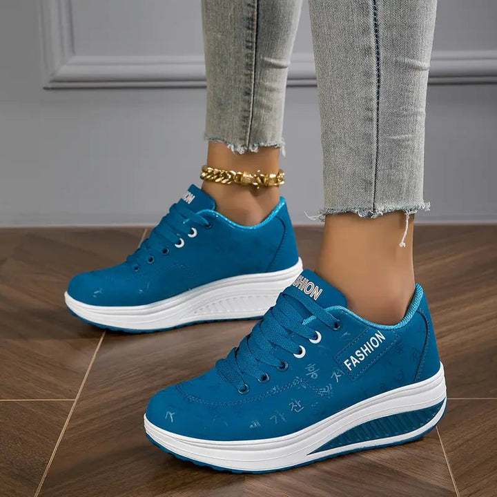 Atmungsaktive Plattform-Sneaker für Damenmode