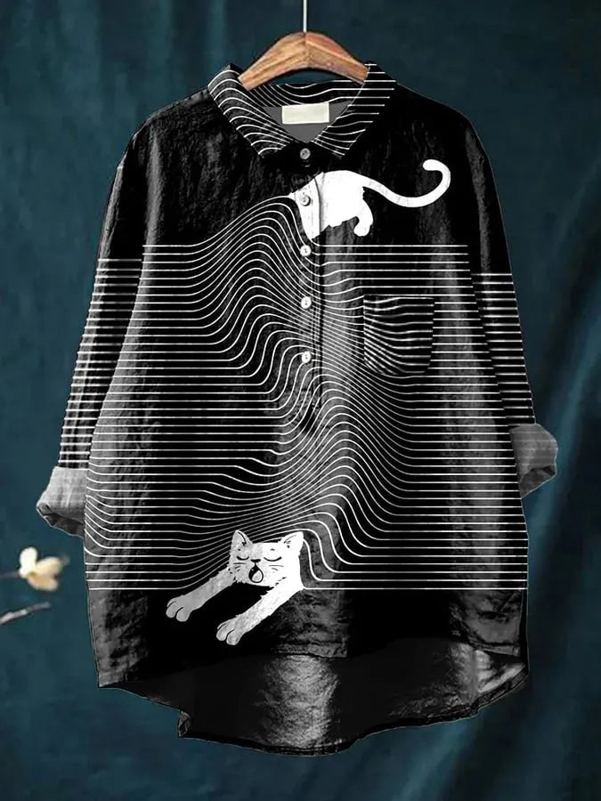 Coco™ - Katzenkunst Shirt