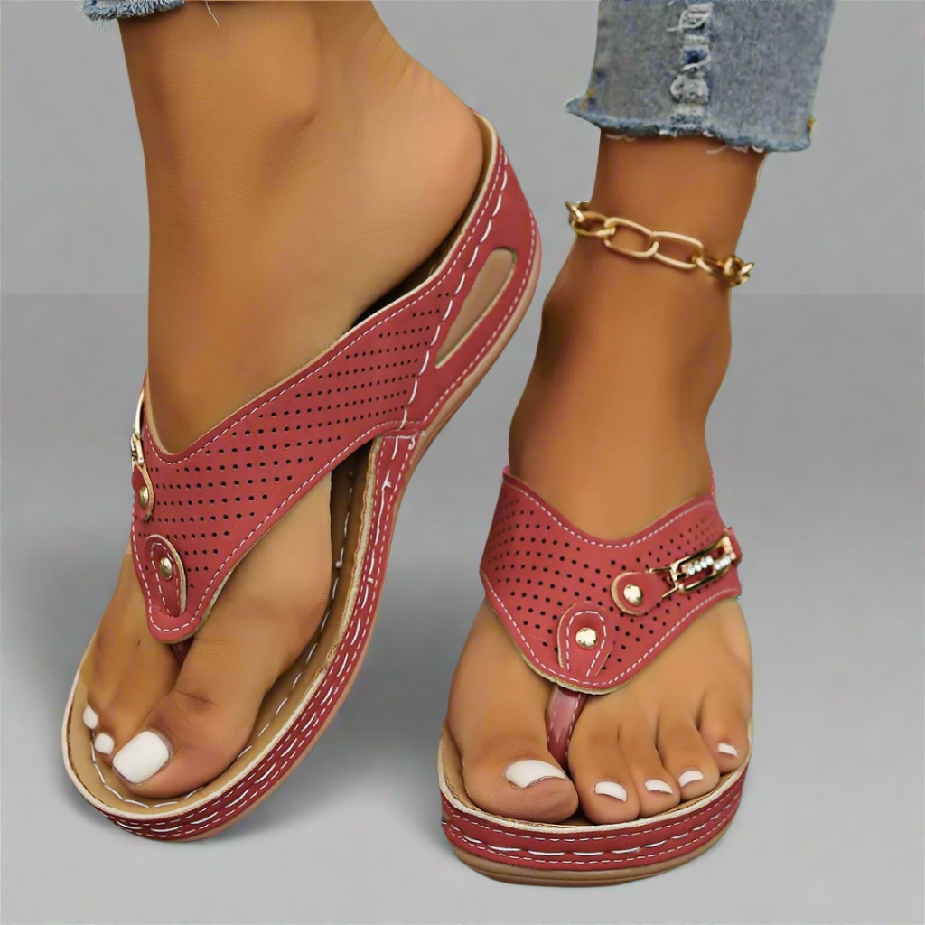 Mira | Retro Sandalen für Damen mit Fußgewölbeunterstützung – Bequem und Stilvoll