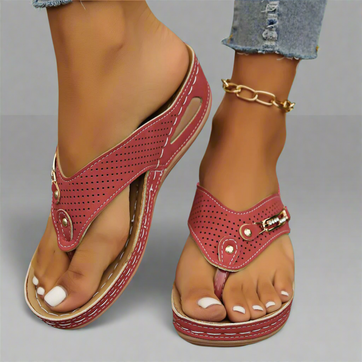 Mira | Retro Sandalen für Damen mit Fußgewölbeunterstützung – Bequem und Stilvoll