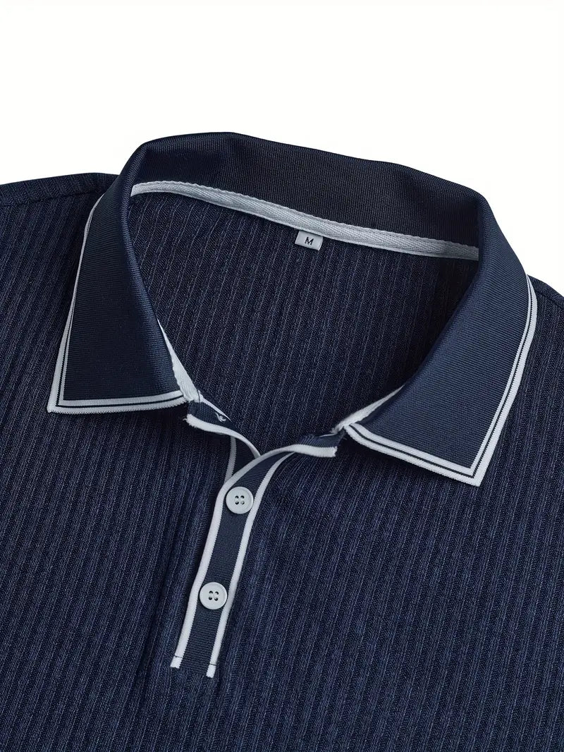 Emilio™ - Herren maßgeschneiderte gerippte Polo