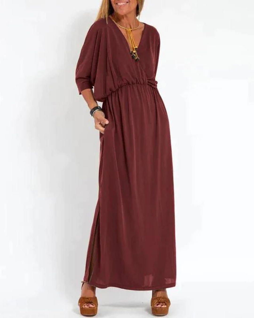 Lani™ - Langes vintage Kleid