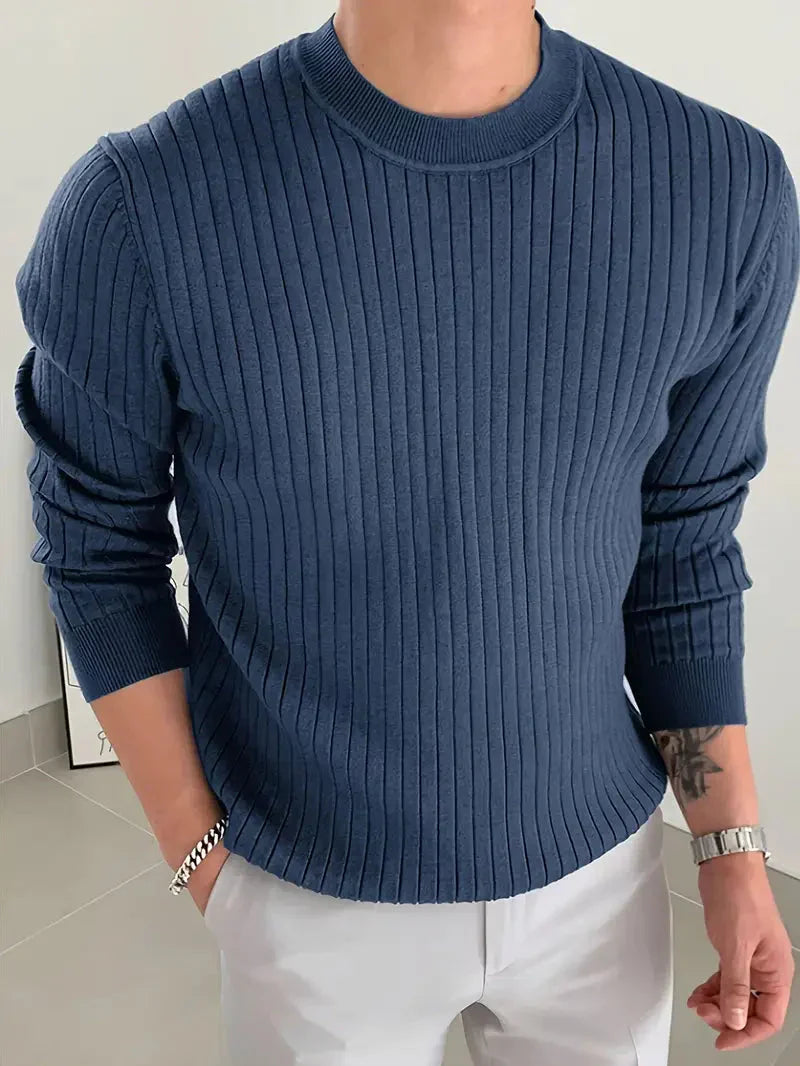 Brit & Boho™️ | Mike Essential Rundhalspullover