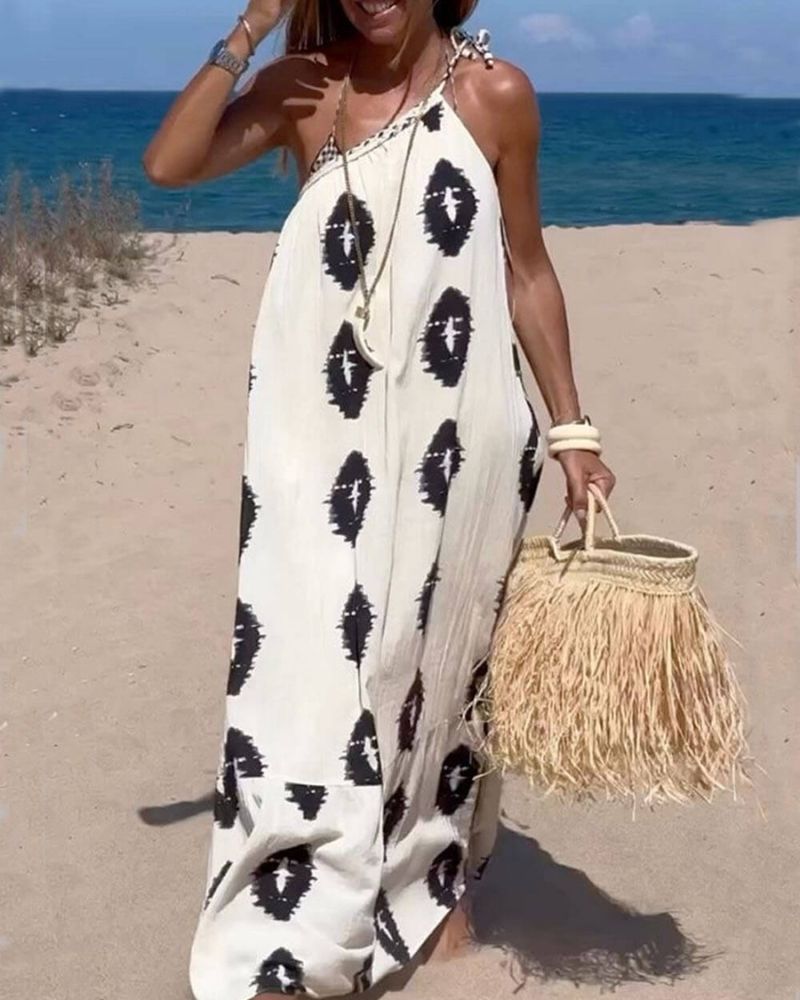 Sunshine™ - Ein Schulter Lockeres Maxikleid