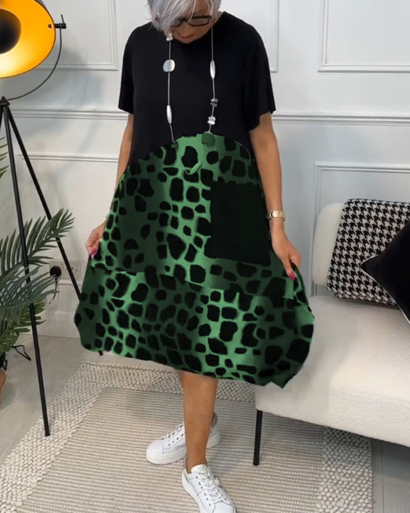 Sherlene - Leopardprint Kleid