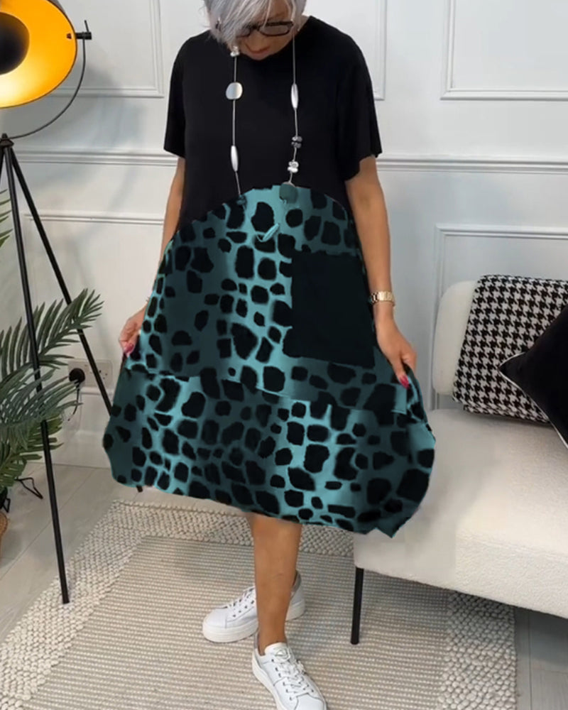 Sherlene - Leopardprint Kleid