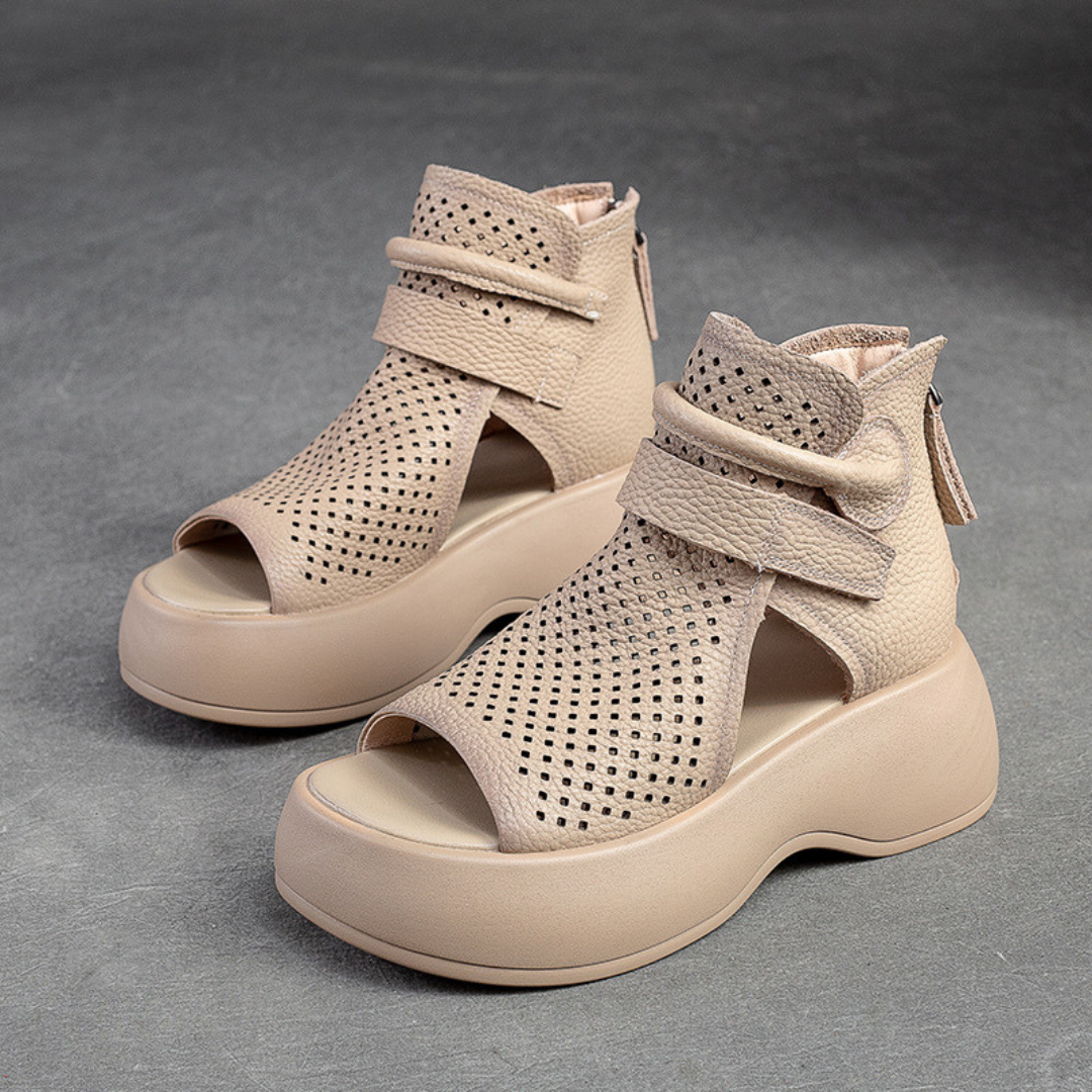 Federica™ - Zeitlose Leder-Orthopädische Sandalen