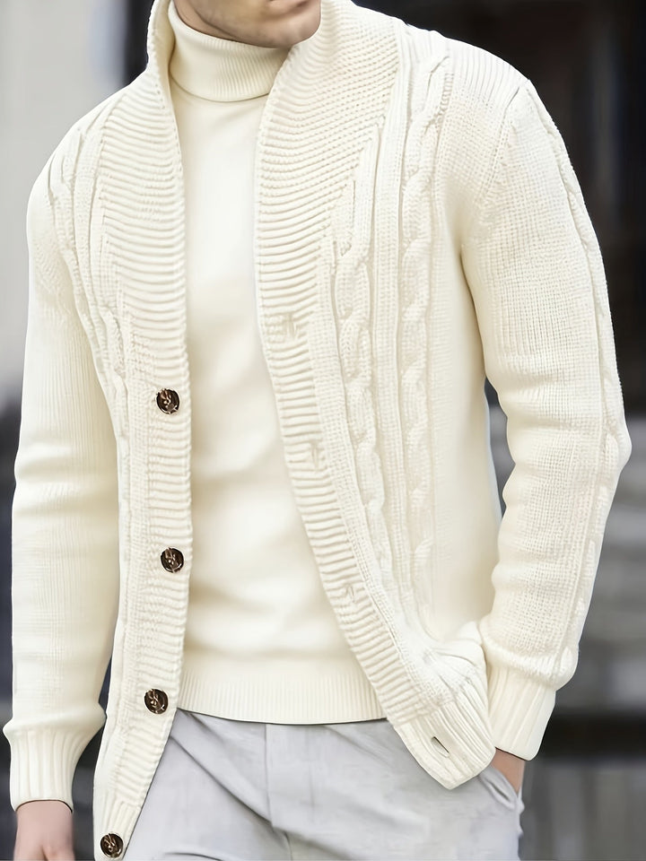 Donovan | Herren Langarm-Cardigan mit Knöpfen