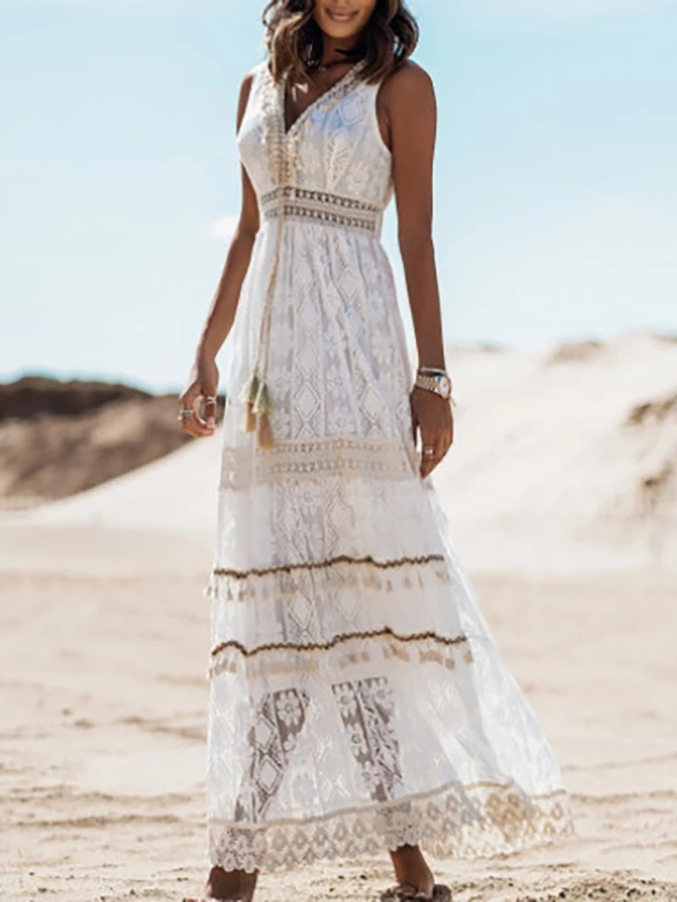 Nina | Luxe Bohemian Kleid (Fast ausverkauft)