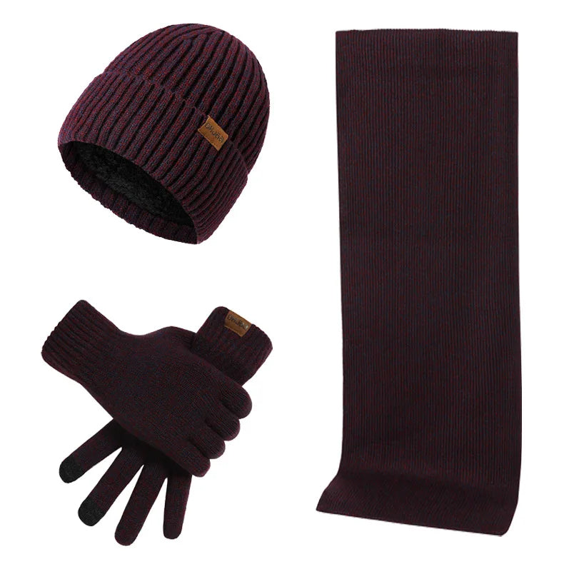 Tough Winter Set mit Mütze, Schal und Handschuhen
