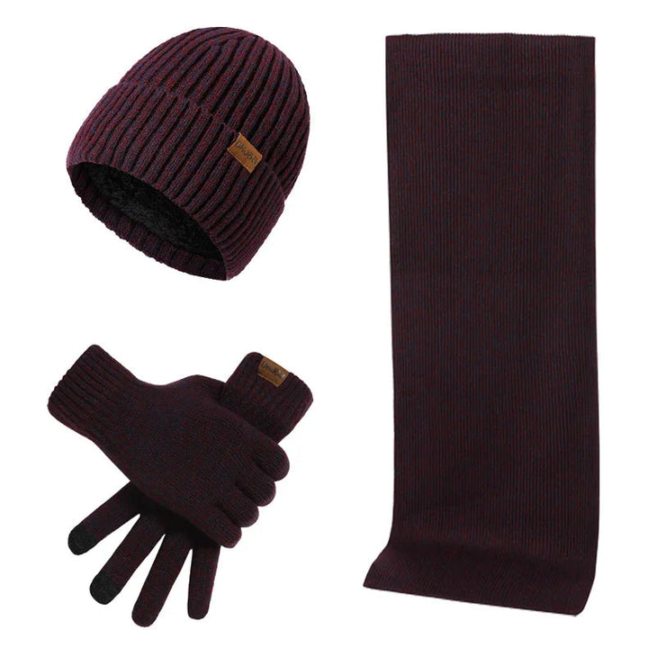 Tough Winter Set mit Mütze, Schal und Handschuhen