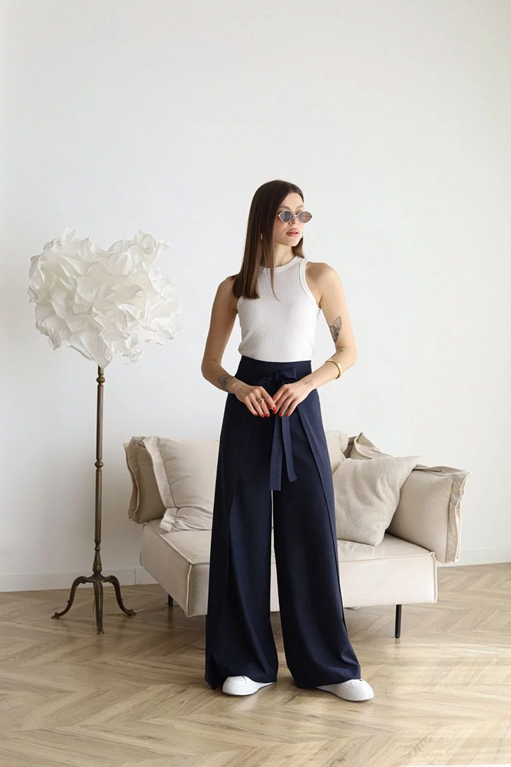 Marika™ - Weite Leinenhosen