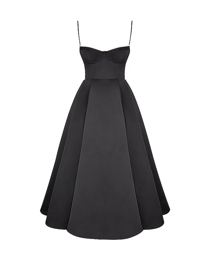 Ophira™ - Elegantes Korsett-Midi-Kleid
